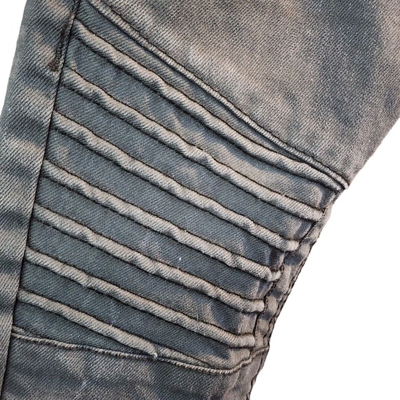 TRUTH SUBSTANCE COMMON SENSE Unisex Toddler 2T Denim Jeans Color Gray/Black - Picture 6 of 8